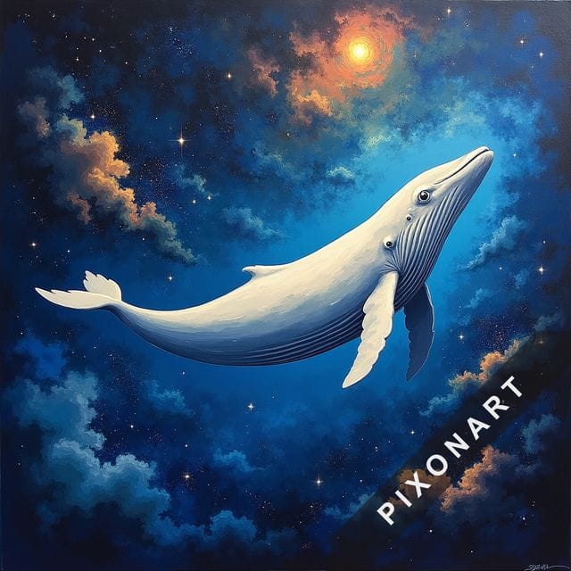 Tableau Aquarelle unique, créé par IA sur Pixonart