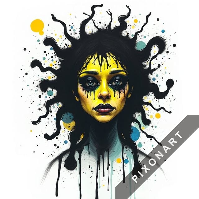 Tableau Pop Art unique, créé par IA sur Pixonart