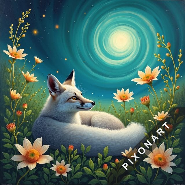 Tableau Peinture à l'huile unique, créé par IA sur Pixonart