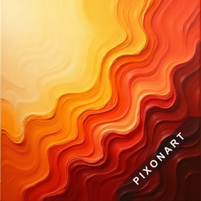 Tableau Abstrait unique, créé par IA sur Pixonart