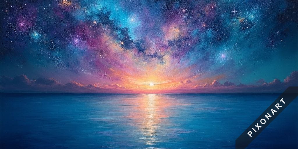 Tableau Peinture à l'huile unique, créé par IA sur Pixonart