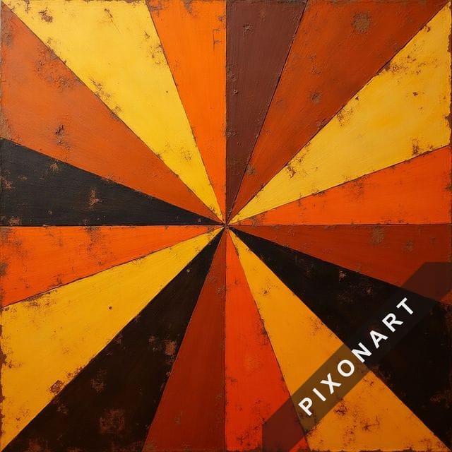 Tableau Minimaliste unique, créé par IA sur Pixonart