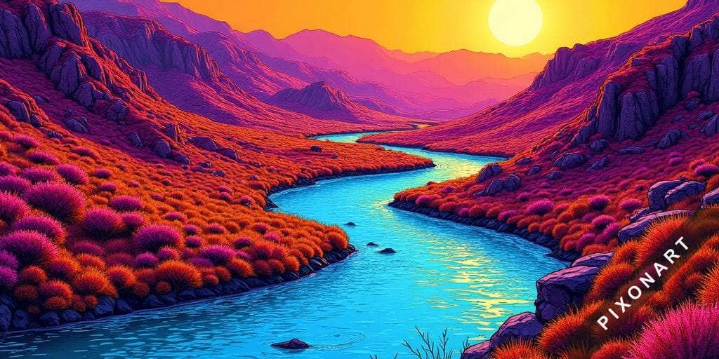 Tableau Pop Art unique, créé par IA sur Pixonart