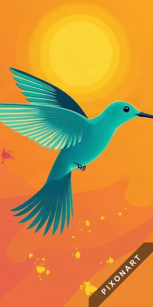 Tableau Pop Art unique, créé par IA sur Pixonart