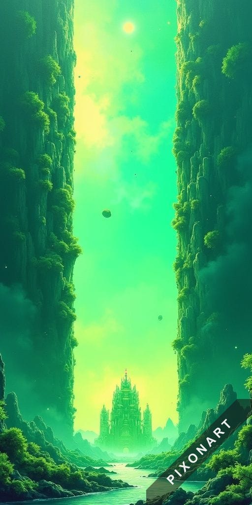 Tableau Abstrait unique, créé par IA sur Pixonart