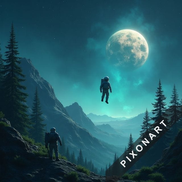 Tableau Photo-réaliste unique, créé par IA sur Pixonart