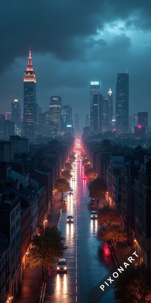 Tableau Photo-réaliste unique, créé par IA sur Pixonart