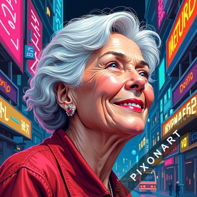 Tableau Pop Art unique, créé par IA sur Pixonart