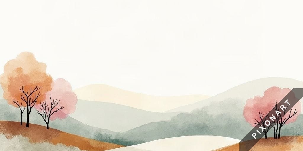 Tableau Aquarelle unique, créé par IA sur Pixonart
