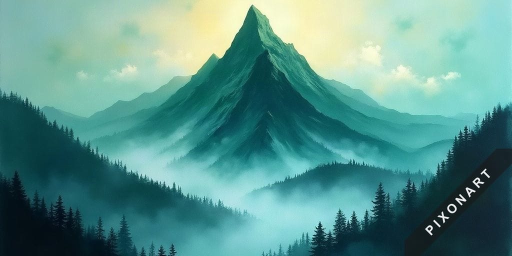 Tableau Impressionnisme unique, créé par IA sur Pixonart