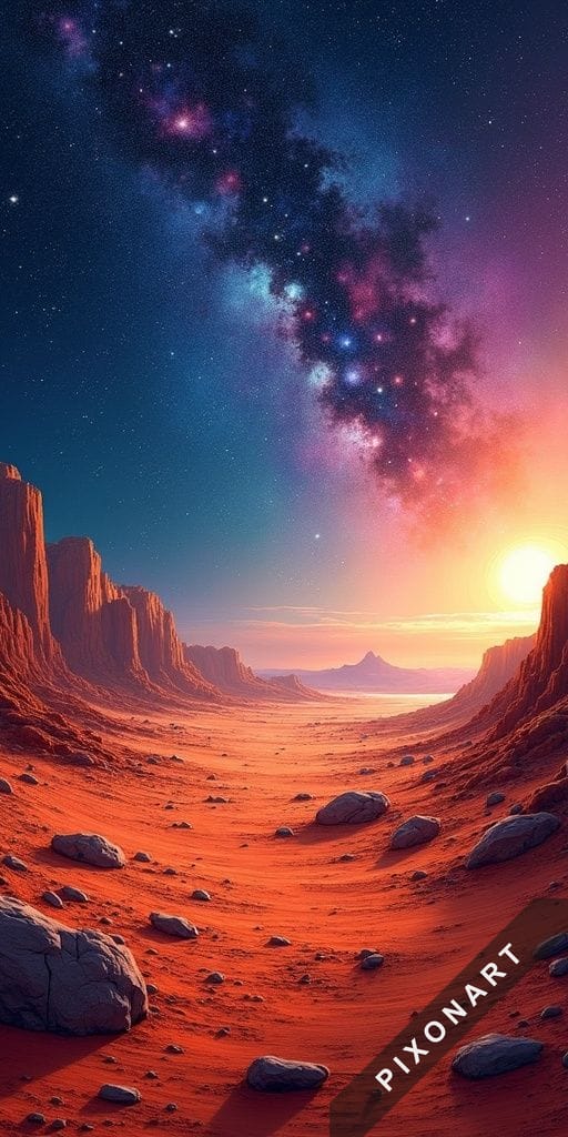 Tableau Peinture à l'huile unique, créé par IA sur Pixonart