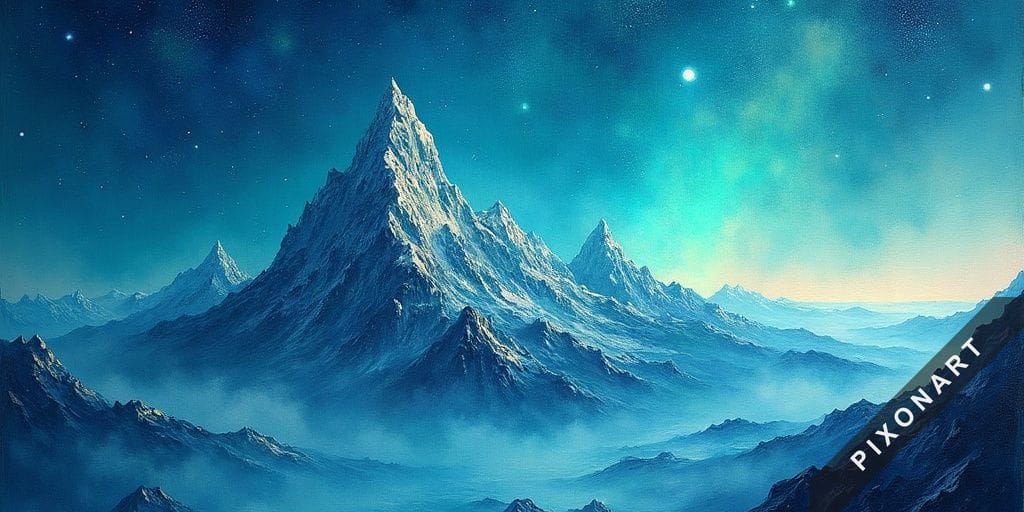 Tableau Impressionnisme unique, créé par IA sur Pixonart